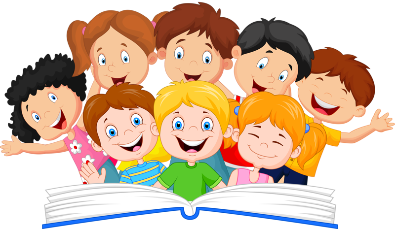 book-reading-royalty-free-illustration-a-group-of-children-25a15cd04f04142916965c58d29563ae
